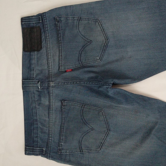 Levi's 597 men's casual low rise boot cut medium wash denim jeans sz 33×34 - Picture 5 of 16